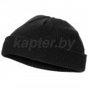 Шапочка вязаная Extra kurz ( укороченная) . Чёрная.