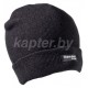 Шапка вязанная с подкладкой Thinsulate, Чёрная.