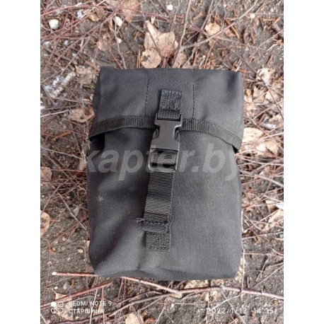 Подсумок утилитарный большой Голландия, Molle, Чёрный, б/у.