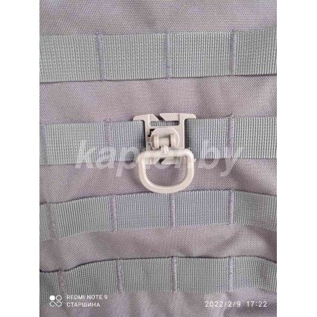 Зажим с D-образным поворотным кольцом. Molle. Олива.