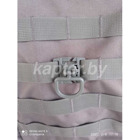 Зажим с D-образным поворотным кольцом. Molle. Олива.