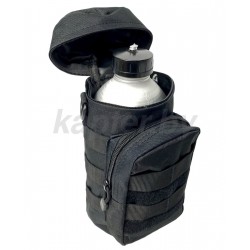 Подсумок под флягу и аксессуары. MOLLE. Чёрный.