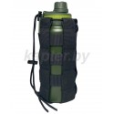 Подсумок регулируемый для бутылки , термоса и тд. MOLLE. Чёрный.