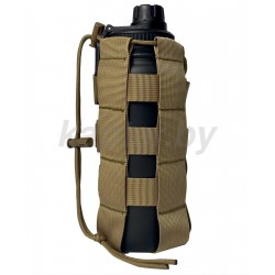 Подсумок регулируемый для бутылки , термоса и тд. MOLLE. Койот.