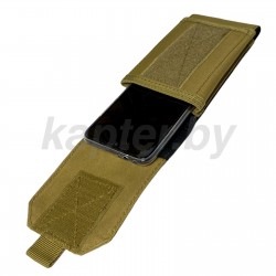 Подсумок армейский для смартфонов. MOLLE. Койот.  