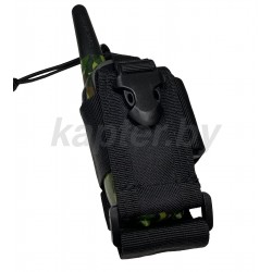 Подсумок  для рации. MOLLE. Чёрный.  