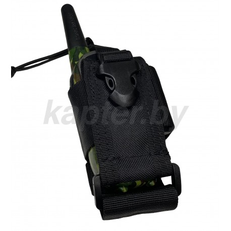 Подсумок  для рации. MOLLE. Чёрный.  