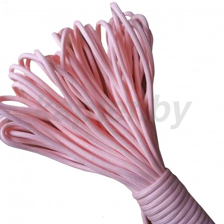 Светящийся в темноте шнур из паракорда. Розовый.