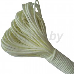 Светящийся в темноте шнур из паракорда. Светло-лимонный.