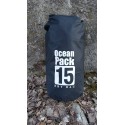 Мешок влагозащитный  Ocean Pack (гермомешок). 15л. Чёрный.