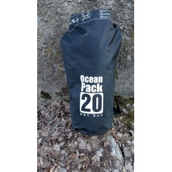 Мешок влагозащитный  Ocean Pack (гермомешок). 20л. Чёрный.