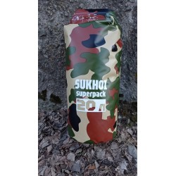Мешок влагозащитный Sukhoi Superpack (гермомешок). 20л. Камуфляж.