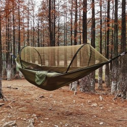 Гамак туристический с антимоскитной сеткой.