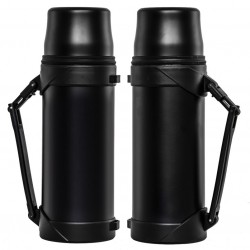 Термос дорожный. . Чёрный.