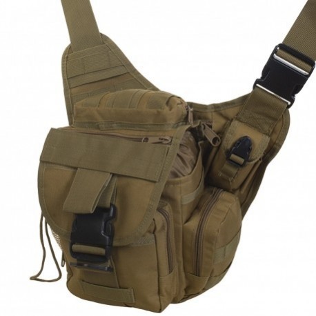Сумка  Тактическая однолямочная. Песок.