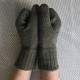 Рукавицы шерстяные  3-х палые Австрия, Олива.
