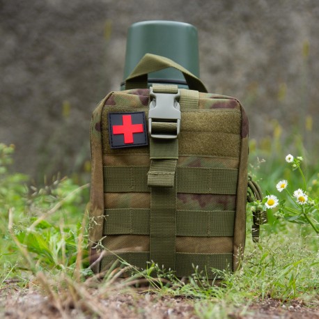 Тактическая сумка-аптечка. Отрывная. МОХ.