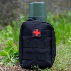 Тактическая Поясная сумка. Универсальная. MOLLE. Чёрная.