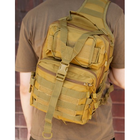 Рюкзак однолямочный One Strap Assault Pack, 15л, Кайот.