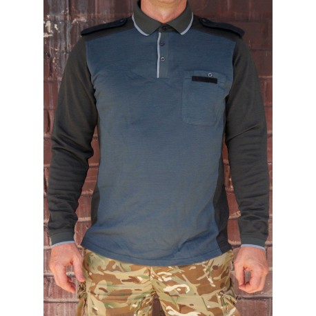 Поло с длинным рукавом армии Британии .б/у.