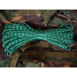 Паракорд (Веревка) Atwood Rope 550 Type III. Чёрно-бело-зеленый. Digital Camo.