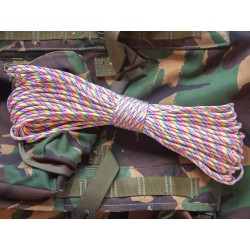 Паракорд (Веревка) Atwood Rope 550 Type III. Жёлто-сине-красный. Light Stripes.