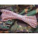 Паракорд (Веревка) Atwood Rope 550 Type III. Жёлто-сине-красный. Light Stripes.