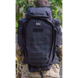 Рюкзак тактический, оружейный. Чёрный, 75 л.