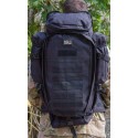 Рюкзак тактический, оружейный. Чёрный, 75 л.
