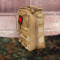 Тактический подсумок-аптечка. Универсальный. MOLLE. Песок.
