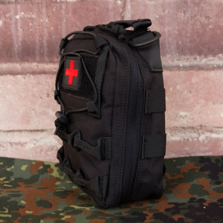 Тактический подсумок-аптечка. Универсальный. MOLLE. Чёрная.