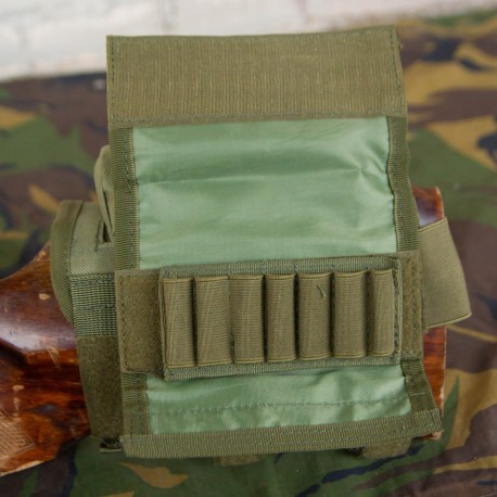 Тактический армейский держатель на 7 патронов 7.62 мм. Олива.