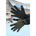 Перчатки для рыбалки неопреновые, olive/grey.