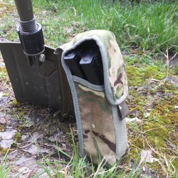 Подсумок для 2х магазинов SA-80 Англия, Molle, МТP, б/у.