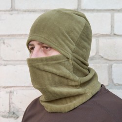Балаклава тактическая. Флиcсовая. Polar Fleece .Олива.