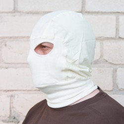 Балаклава белая негорючая. Англия.