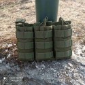 Подсумок открытый для магазинов 3х1. Molle, Олива.
