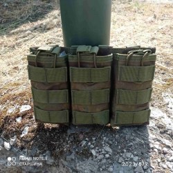Подсумок открытый для магазинов 3х1. Molle, Hdt-fg.