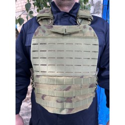 Разгрузочный жилет под бронепластины. Быстрый сброс. МОХ.