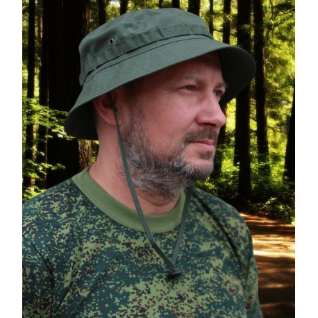 Панама ( boonie ) со средними полями, OLIVE.