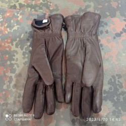 Перчатки кожаные утеплённые Combat MK2. Англия. Коричневые.