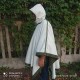 Пончо Cape Poncho MK3. Реверсивное. Олива/Белое. Англия.