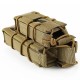 Подсумок открытый для магазинов 1+1 пистолетный. Molle, МТР.