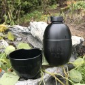 Фляга со стаканом M58 Pat. Англия. Чёрная.