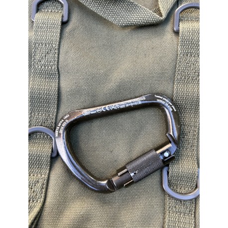 Карабин стальной Kong mit Keylock-System und Autoblock-Verschluss.б/у