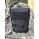  Утилитарный тактический подсумок. Малый. Molle. Чёрный.