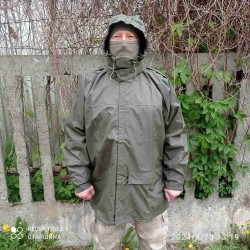 Плащ дождевик армии Голландии Jakket Natweer. Олива.