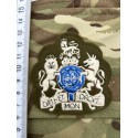 Шеврон Warrant Officer Class 1(Уорент-офицер 1 класса. Прапорщик) олива.  Вышивка белой нитью.