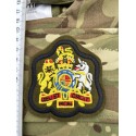 Шеврон Warrant Officer Class 1(Уорент-офицер 1 класса. Прапорщик) олива. чёрная полоса.