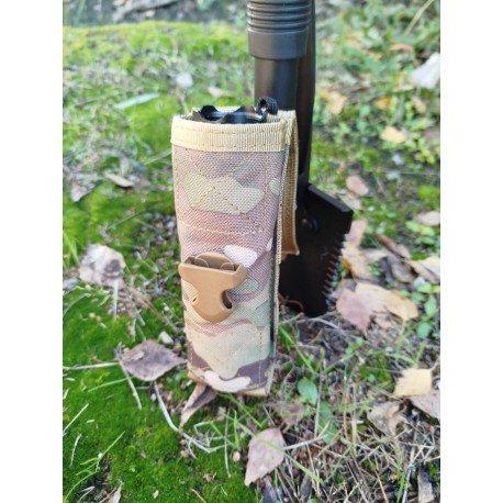 Подсумок армейский для  фонарика и аксессуаров. MOLLE. Мультикам.  